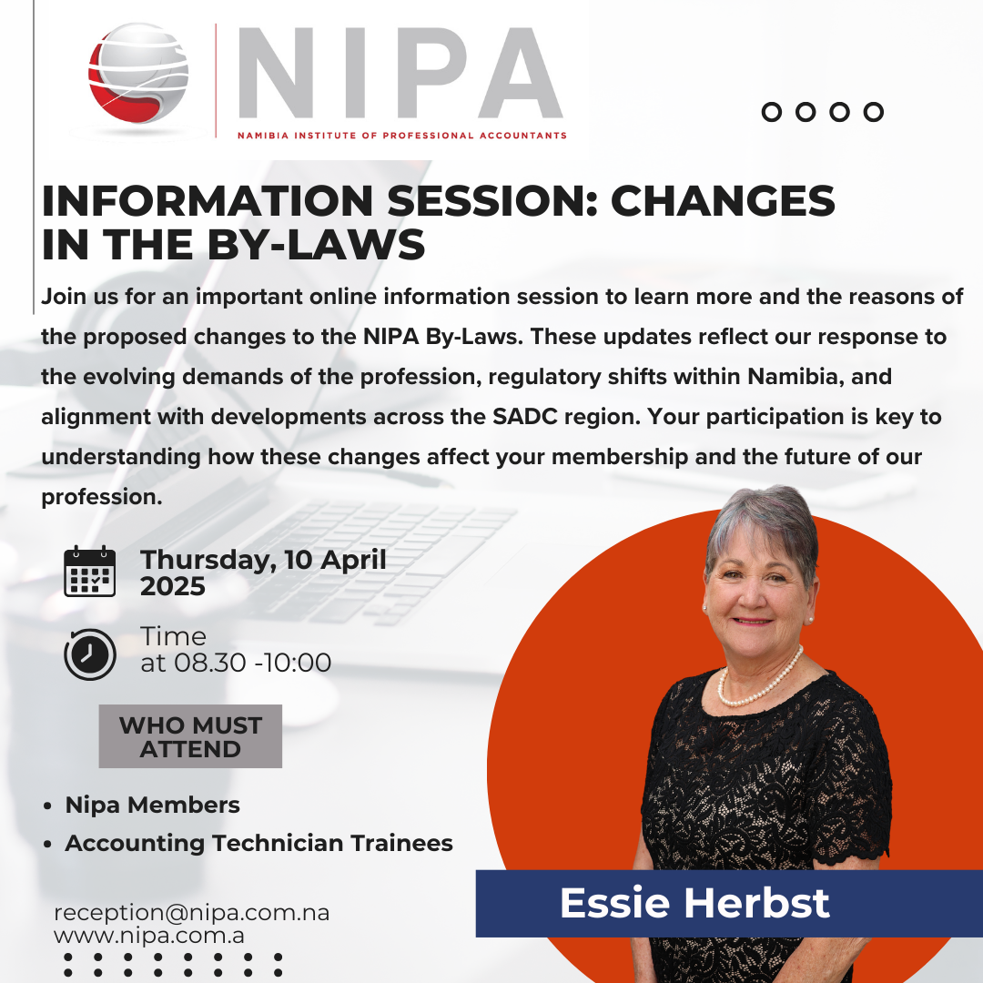 Information session: changes in the by-laws